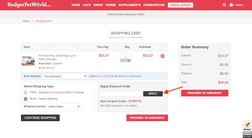 BudgetPetWorld coupon discount