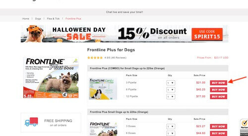 BudgetPetWorld shopping cart