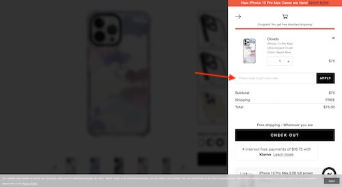 Casetify promo code discount