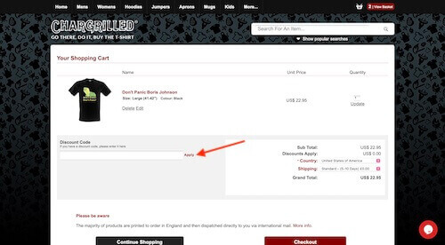 CharGrilled discount code discount