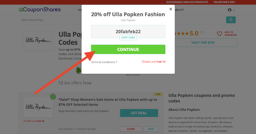 Go to the Ulla Popken website