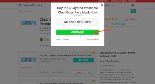 Go to the CleanBoss Inc website