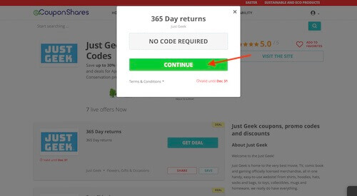 Go to the Just Geek website