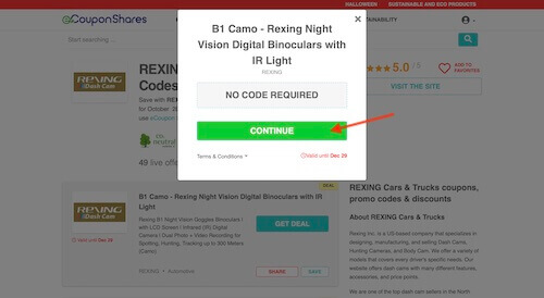 Go to the REXING website