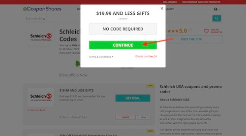 Go to the Schleich website