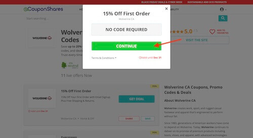 Go to the Wolverine website