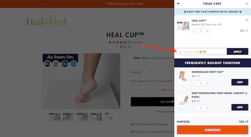 HealAHeel coupon discount