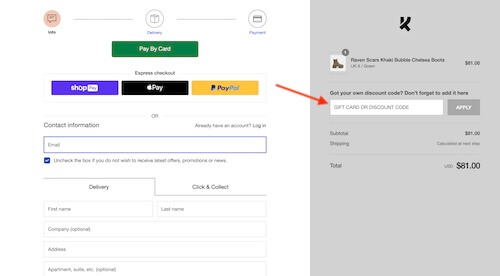 Koi Footwear discount code discount