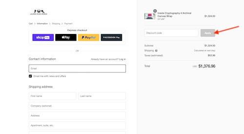 Lauren Ross Design promo code discount