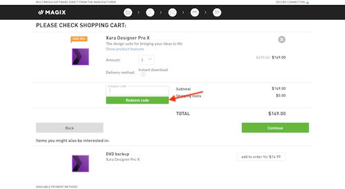 MAGIX & VEGAS promo code discount