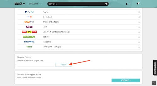 MMOGA coupon discount