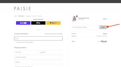 Paisie discount code discount