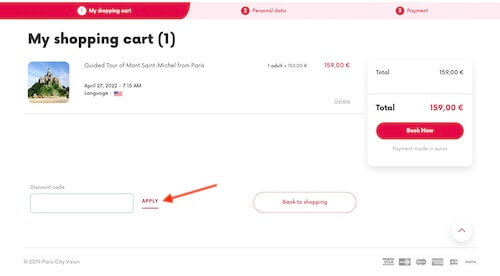 ParisCityVision.com coupon discount