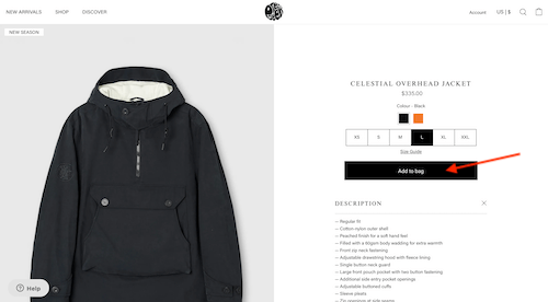 Pretty Green shopping bag