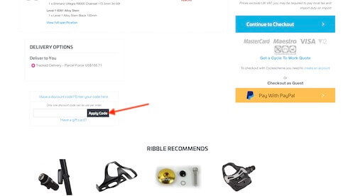 Ribble Cycles discount code discount