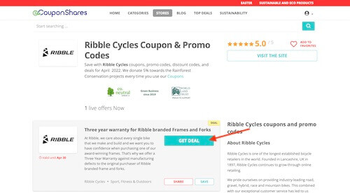 Ribble Cycles discount code