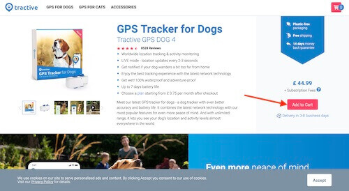 Tractive shopping cart