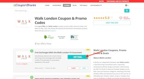Walk London discount code