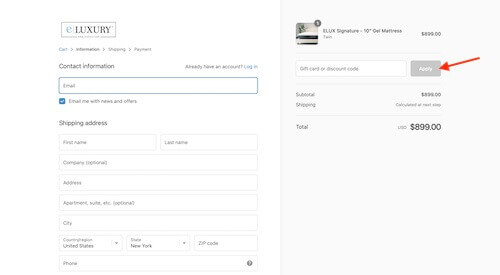eLuxury Supply coupon discount
